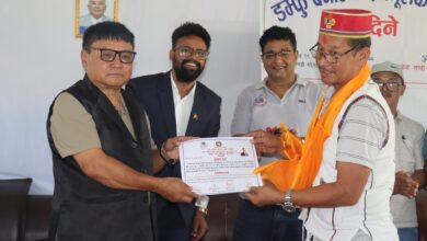 हरिहरपुगढी गाउँपालिकामा डम्फु बनाउने तालिम सम्पन्न