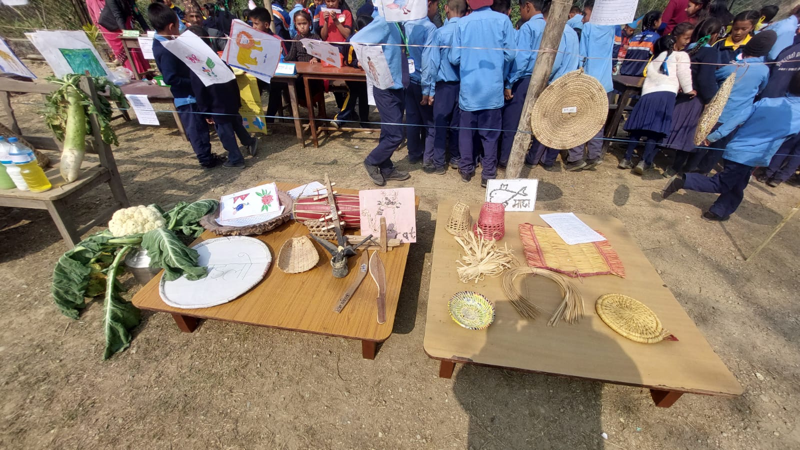 बहुस्तरीय बहुकक्षीय (MGML) कार्यक्रममा विध्यार्थी बनाएका सामाग्रीहरु