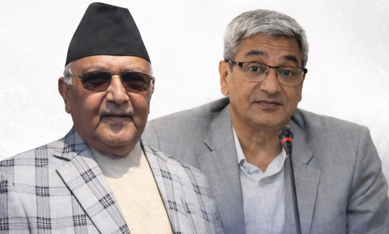 पूर्वप्रधानमन्त्री केपी शर्मा ओली र तत्कालिन गृह मन्त्री रमेश लेखक पक्राउ - आन्दोलनको दोषी र भ्रष्टचारी कसैलाई नछाड्ने गृह मन्त्र सुदन किंरातीको भनाई