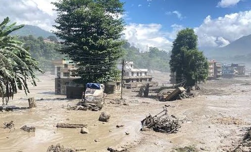 भोटेकोशीको बाढी : उद्धार, राहत र पुनर्निर्माणमा सबै जुटौँ
