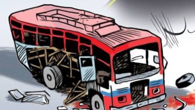 ओखलढुङगा जाने बस सिन्धुली वि पीमा दुर्घटना,